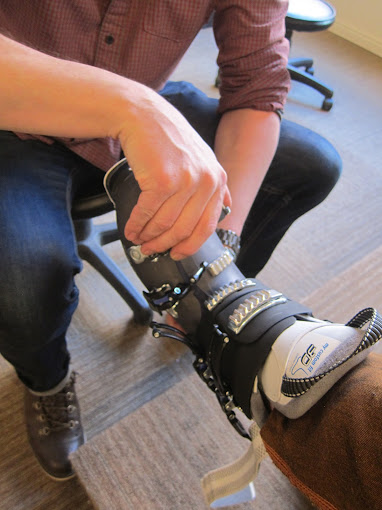 ski rental delivery park city versus in store rentals boot fitting image